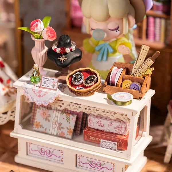 Rolife Elsa's Tailoring DIY Miniature House