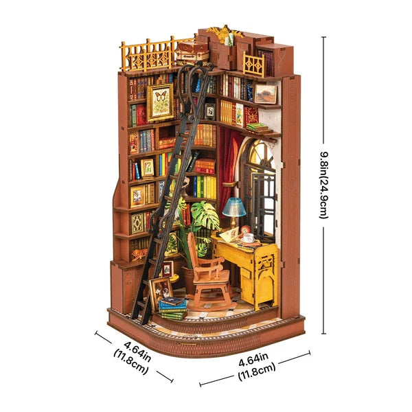 Rolife Silent Corner Study DIY Book Nook