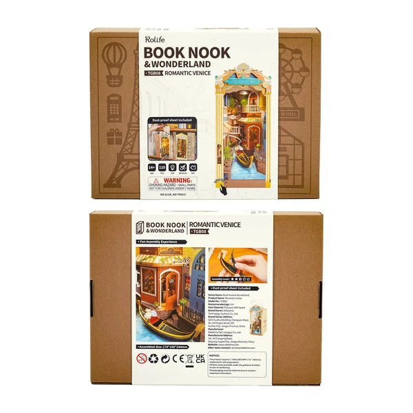 Rolife Romantic Venice DIY Book Nook